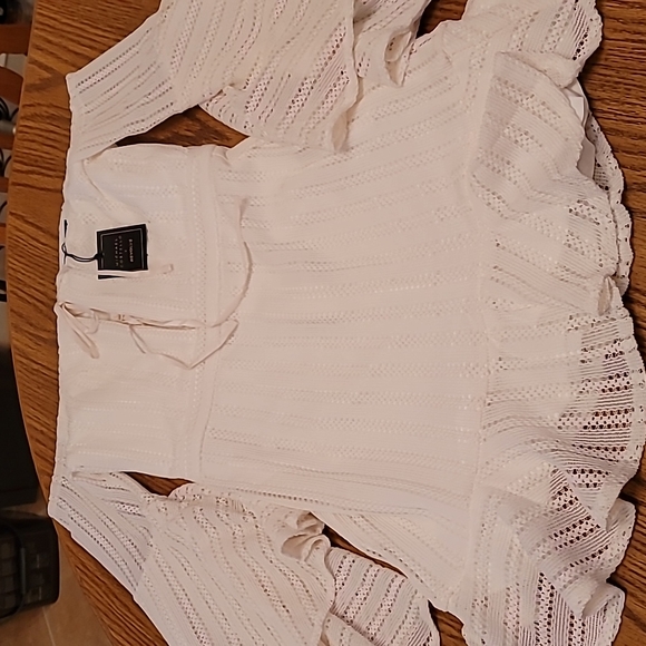 MICHAEL COSTELLO x Revolve white 'Orchid' Mini Dress NWT S stretch - Picture 3 of 5